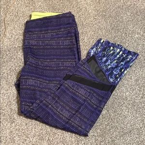 NWOT purple printed Gaiam leggings